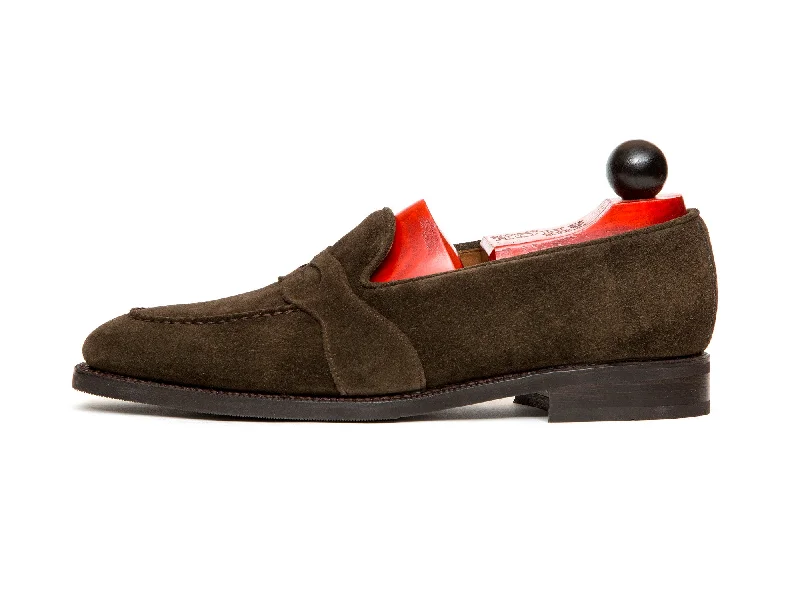 Madison - MTO - Moss Suede - LPB Last - City Rubber Sole Tailored Oxford Style 
