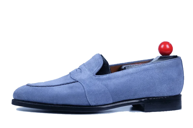 Madison - MTO - Powder Blue Suede - TMG Last - Single Leather Sole Suede Desert Boot Madison - MTO - Powder Blue Suede - TMG Last - Single Leather Sole Suede Desert Boot