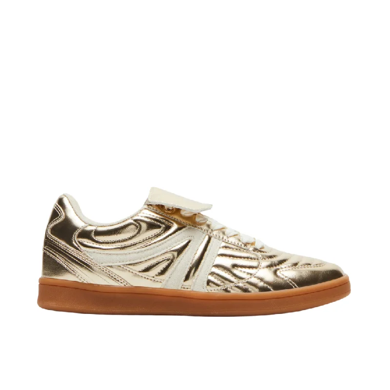 Madrid in Gold Suede Desert Boot 