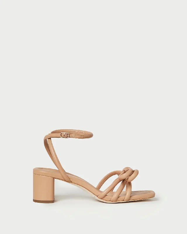 Mikel Dune Bow Mid-Heel Sandal Retro Basketball Sneaker Design  