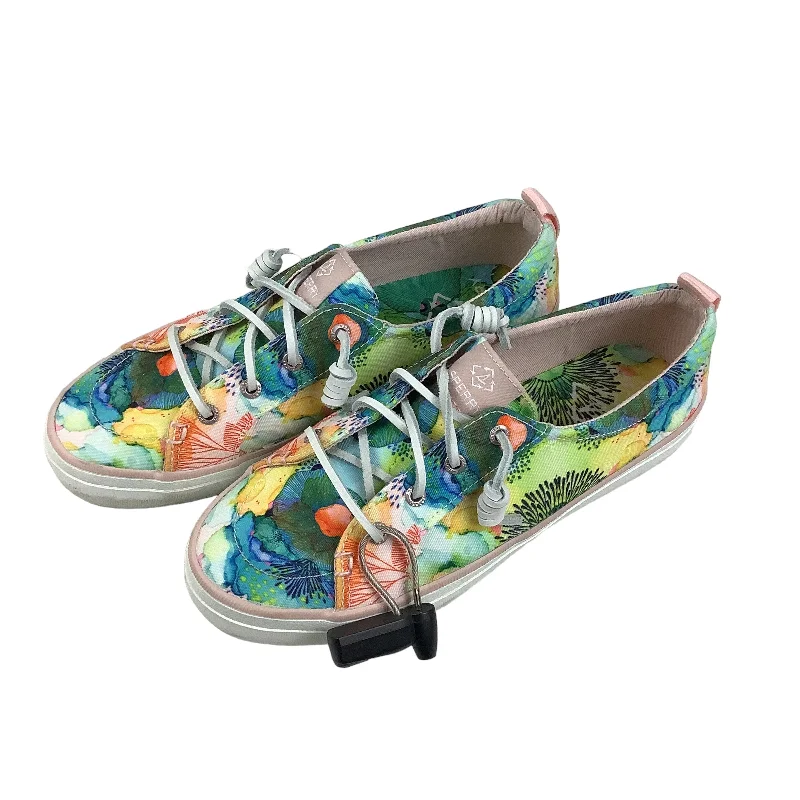 Multi-colored Shoes Sneakers Sperry, Size 8 Tassel Driving Shoe Look 
