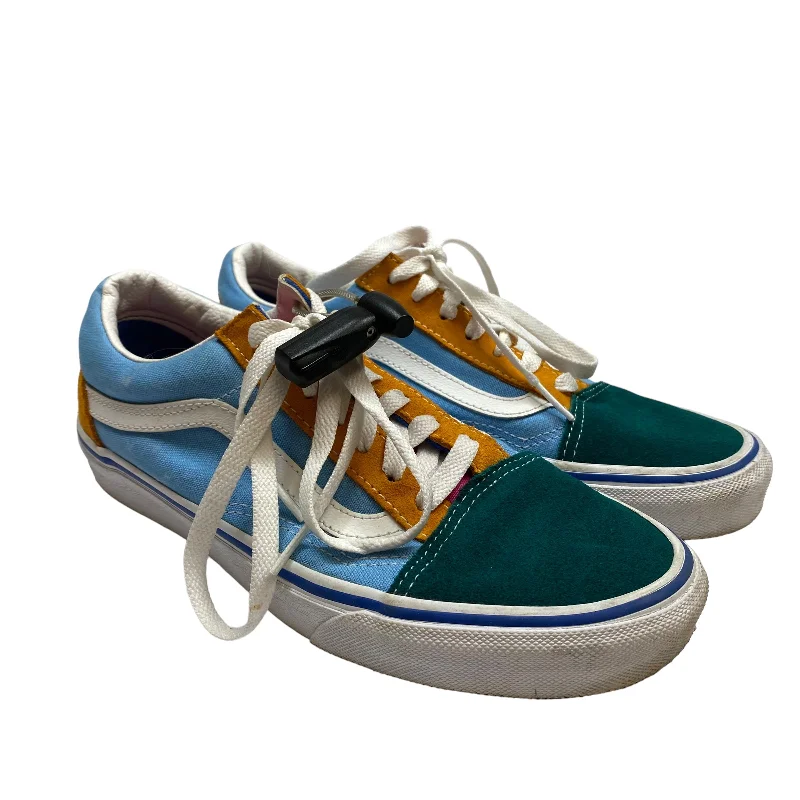 Multi-colored Shoes Sneakers Vans, Size 7.5 Memory - Foam Slipper Look  