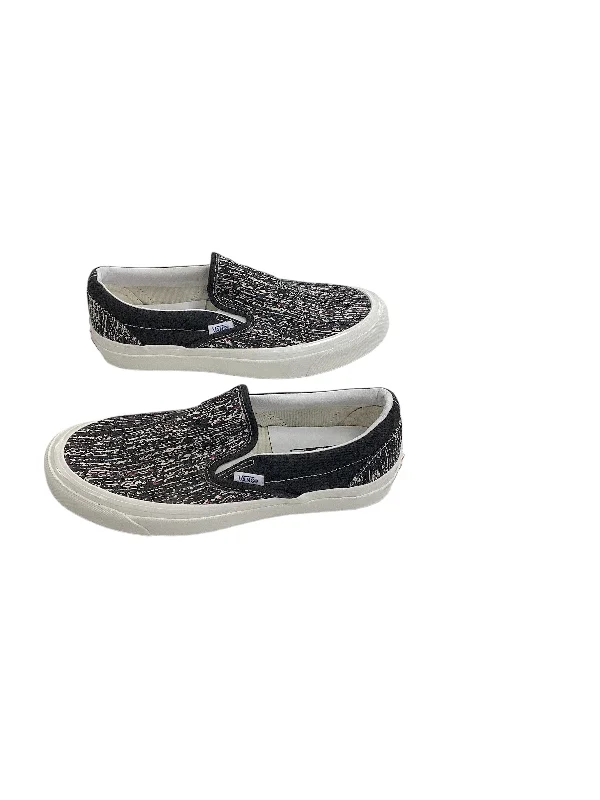 Multi-colored Shoes Sneakers Vans, Size 8 Monochromatic Shoe Look  