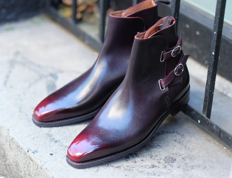 Patina Ember - MTO - Genesee Checkered Shoe Pattern Look  