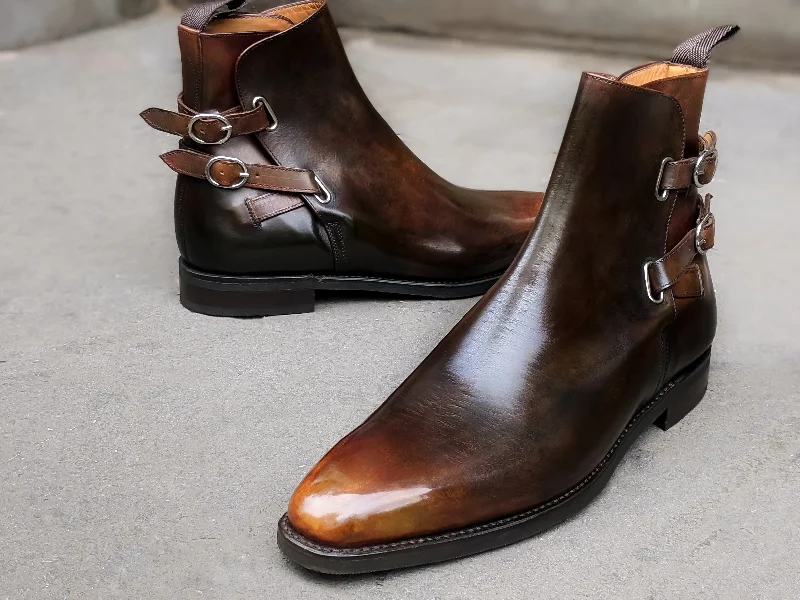 Patina Forest Floor - MTO - Genesee Minimalist Sneaker Style  