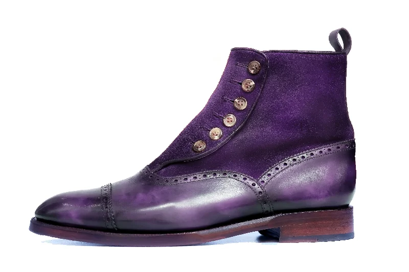 Patina Hyacinth - MTO - Puyallup Redux Victorian - Era Boot Style  