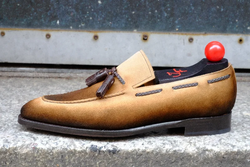 Patina Jeju - Brown - MTO - Eskapa Tech - Inspired Sneaker Look  