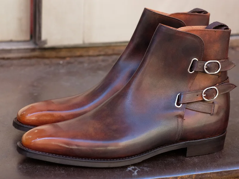 Patina Reverse Tiger's Eye - MTO - Genesee Loose - Fit Slipper Style  