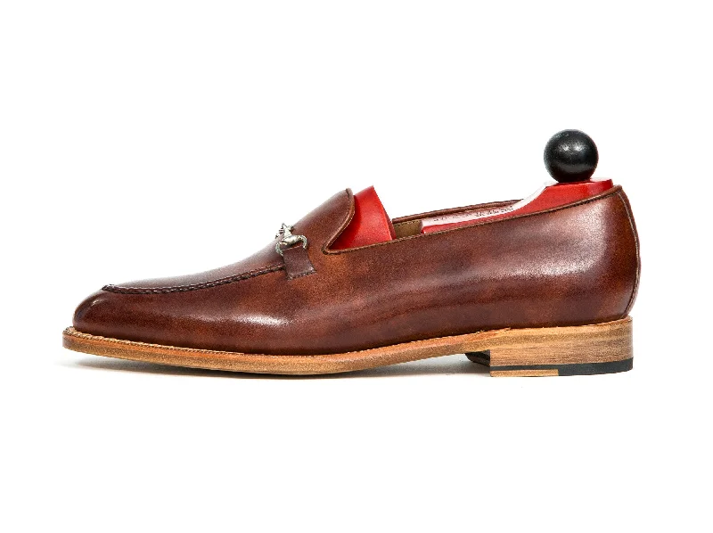 Pike - MTO - Gold Museum Calf - TMG Last - Natural Single Leather Sole Tech - Inspired Sneaker Look Pike - MTO - Gold Museum Calf - TMG Last - Natural Single Leather Sole Tech - Inspired Sneaker Look