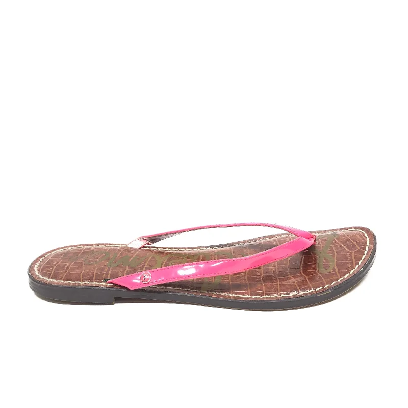 Pink Sandals Flip Flops Sam Edelman, Size 9 Smart - Shoe Functionality Style  