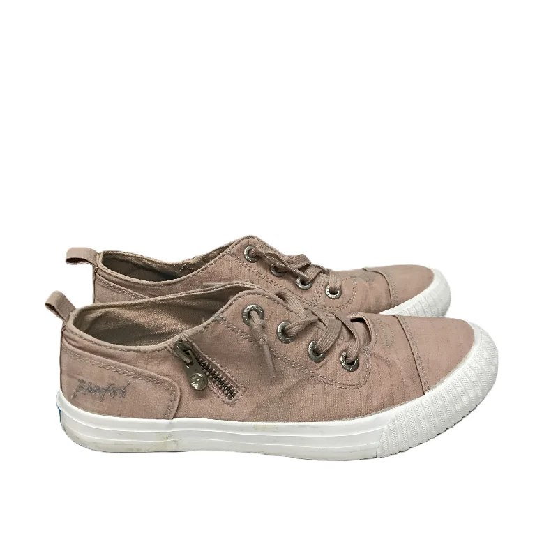 Pink Shoes Sneakers By Blowfish, Size: 8 Quilted Shoe Design  