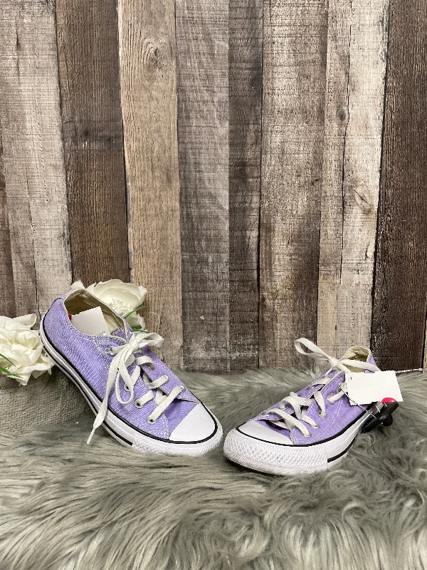 Purple Shoes Sneakers Converse, Size 6 Slide Sandal Beach Style  