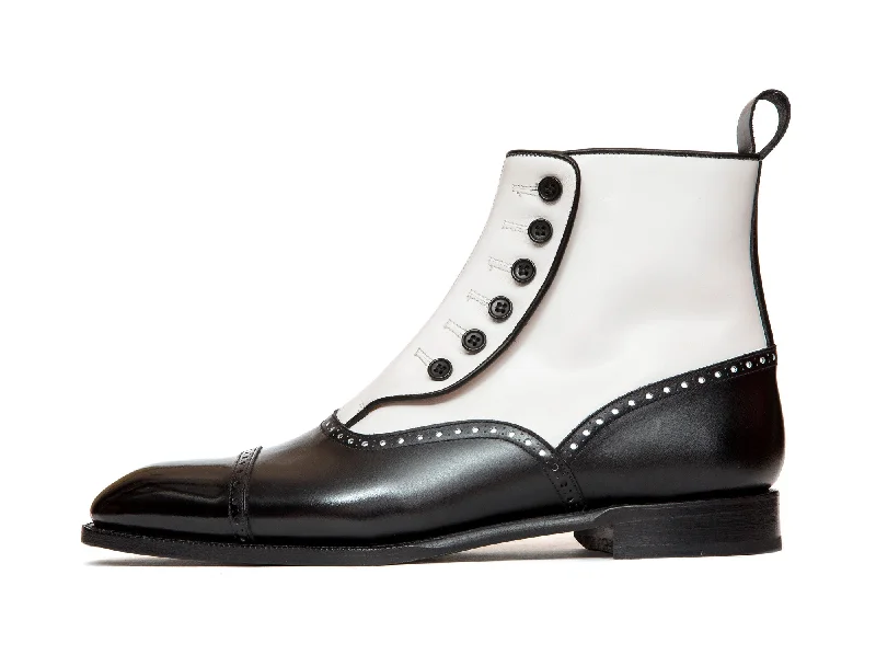 Puyallup - MTO - Black Calf / White Calf - NGT Last - Single Leather Sole Minimalist Sneaker Style Puyallup - MTO - Black Calf / White Calf - NGT Last - Single Leather Sole Minimalist Sneaker Style