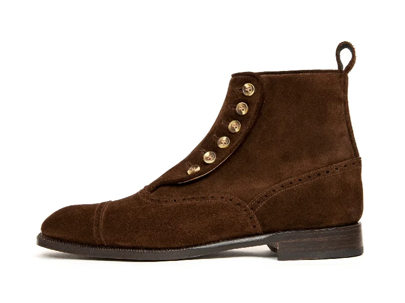 Puyallup - MTO - Dark Brown Suede - NGT Last - Single Leather Sole Sustainable Shoe Design Puyallup - MTO - Dark Brown Suede - NGT Last - Single Leather Sole Sustainable Shoe Design