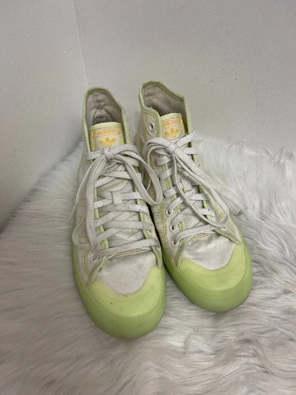 Shoes Sneakers By Adidas In Green, Size: 8.5 Victorian - Era Boot Style  