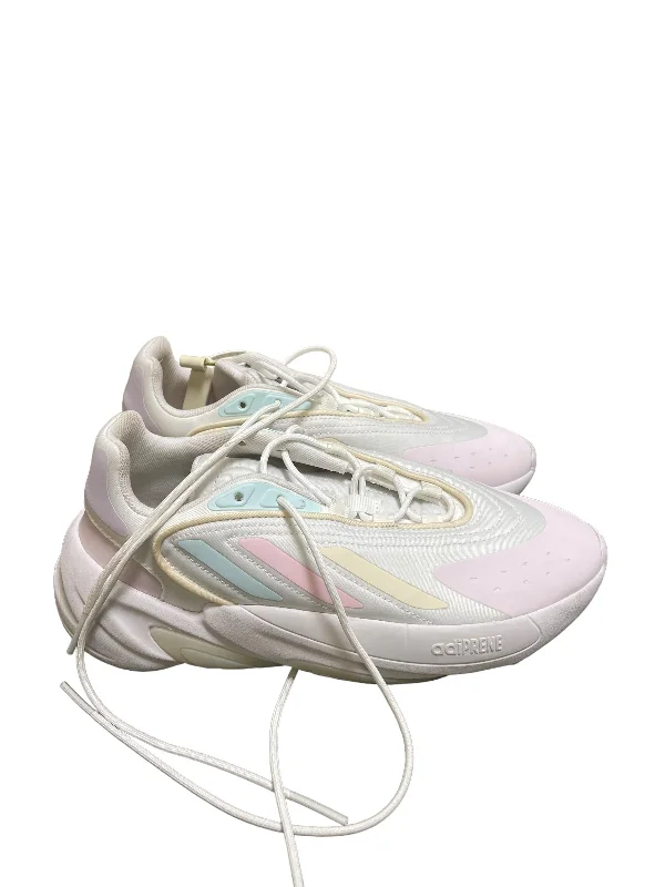 Shoes Sneakers By Adidas In White, Size: 6 Embroidered Cowboy Boot Design  