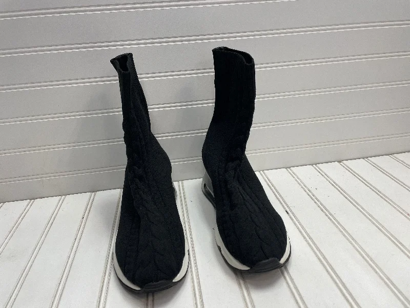 Shoes Sneakers By Ash In Black & White, Size: 7 Single - Buckle Monk Look  