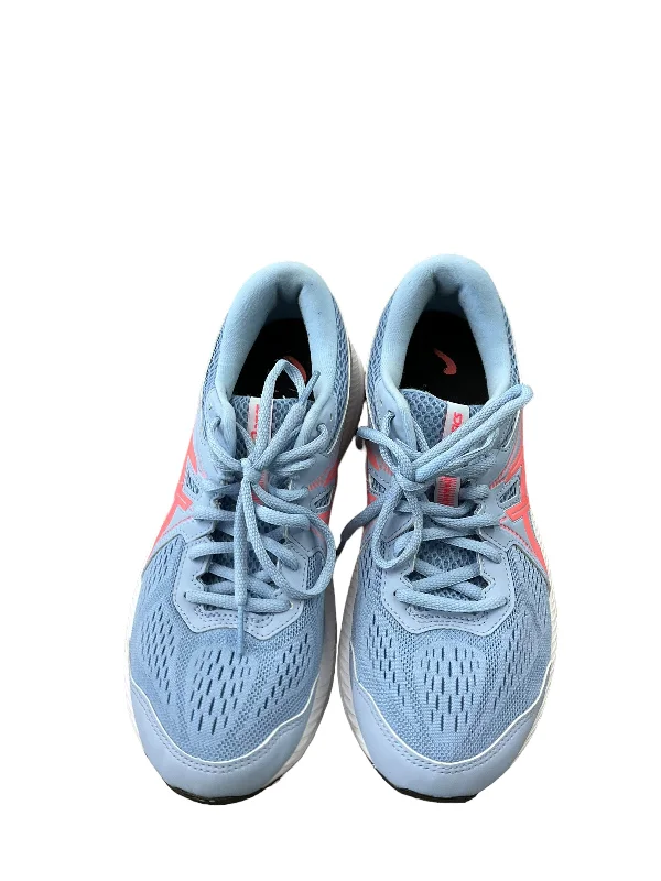 Shoes Sneakers By Asics In Blue, Size: 9 Lightweight Tennis Sneaker Look  