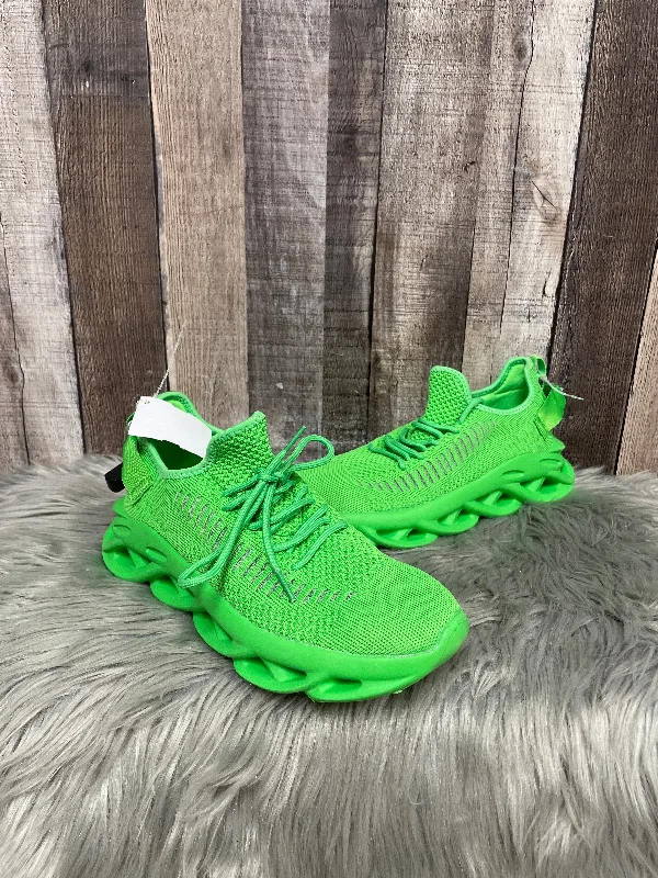 Shoes Sneakers By Azalea Wang In Green, Size: 9 Ivy League Loafer Look 