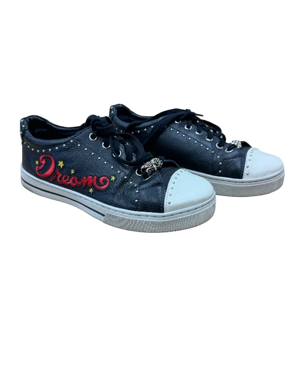 Shoes Sneakers By Brighton In Black & White, Size: 6 Brogue Oxford Aesthetic 
