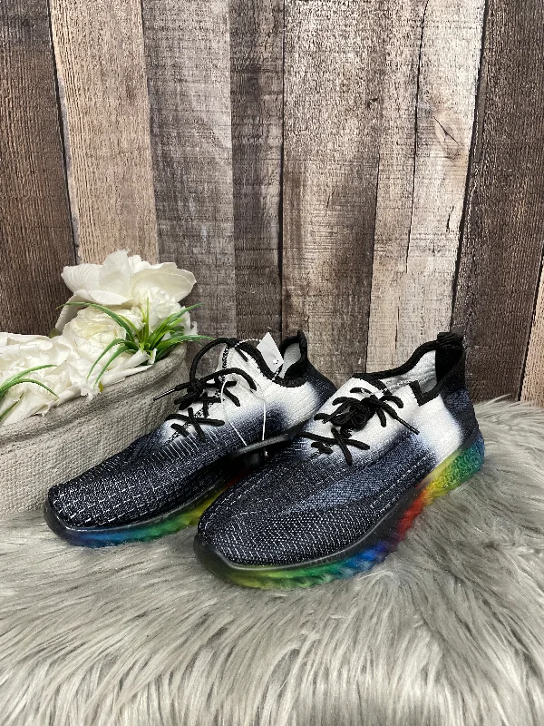 Shoes Sneakers By Cme In Black, Size: 9 Chunky Platform Sneaker Style  