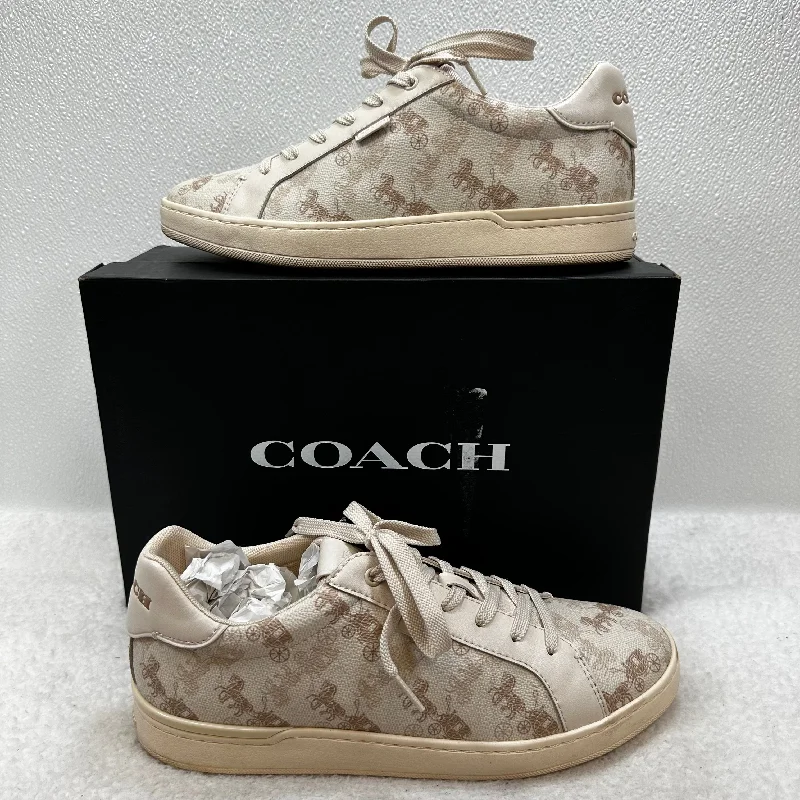 Shoes Sneakers By Coach In Ivory, Size: 11 Camouflage Print Boot Style  