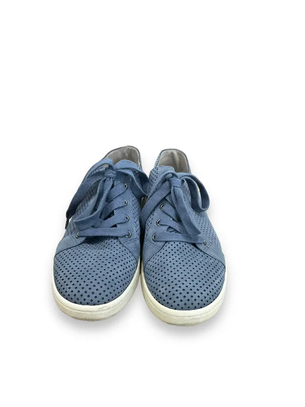 Shoes Sneakers By Eileen Fisher In Blue, Size: 9 Leather Driving Shoe Style  