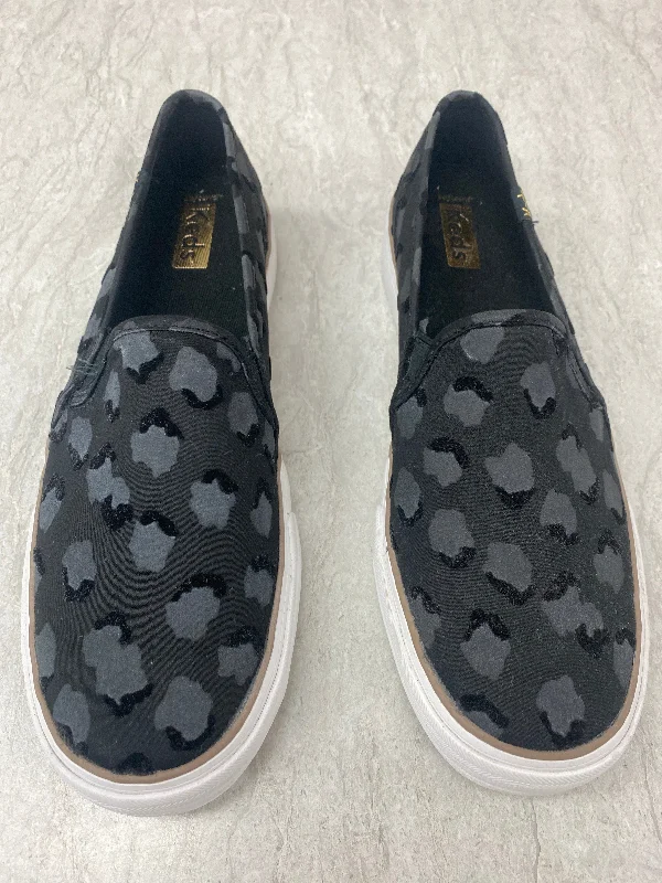 Shoes Sneakers By Keds In Black, Size: 8.5 Striped Shoe Style  