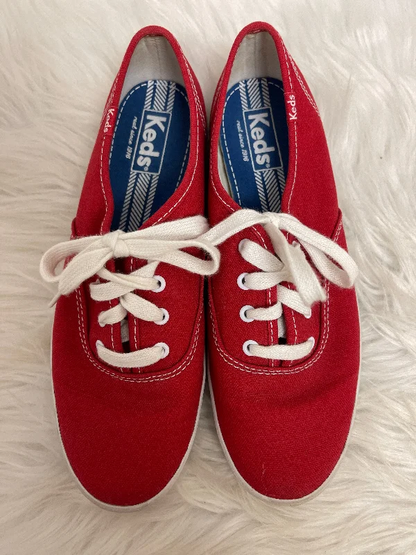 Shoes Sneakers By Keds In Red, Size: 6.5 Buckle -