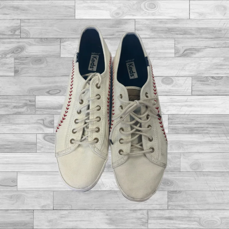 Shoes Sneakers By Keds In White, Size: 10 Memory - Foam Slipper Look  