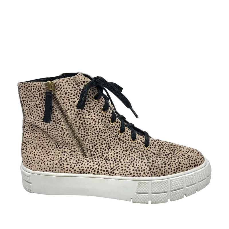 Shoes Sneakers By Linea Paolo In Brown & Cream, Size: 8.5 Mod Oxford Design  