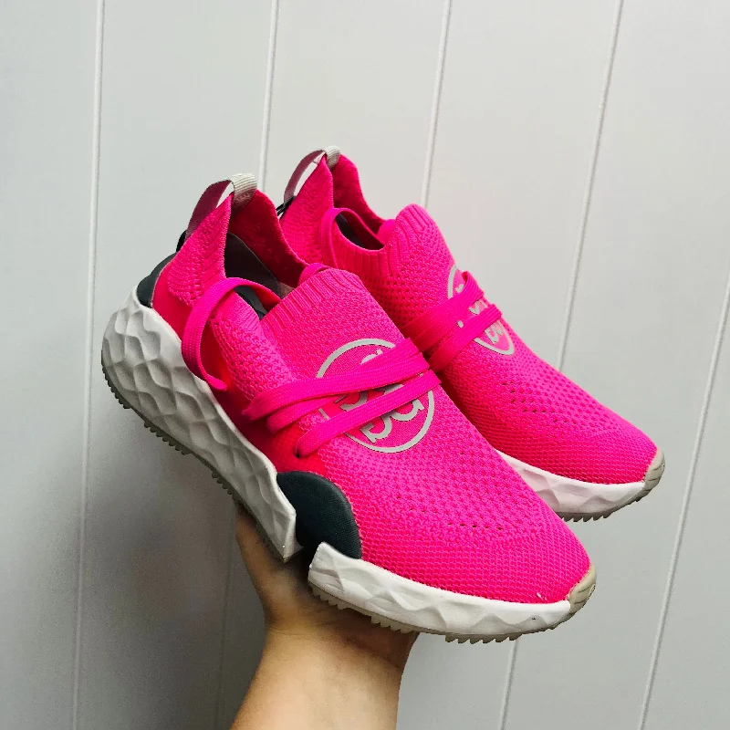 Shoes Sneakers By  MG4.1In Grey & Pink, Size: 6.5 Hip - Hop Sneaker Style  