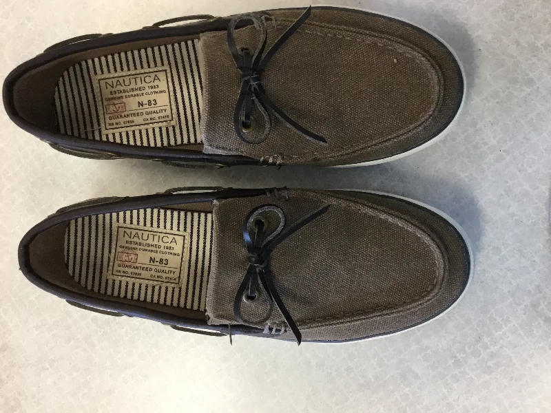 Shoes Sneakers By Nautica In Brown, Size: 9 Victorian - Era Boot Style  