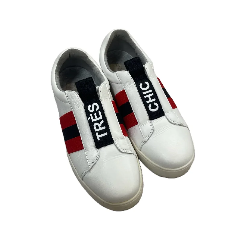 Shoes Sneakers By Nine West In White, Size: 8 Cowboy Boot Western Style  