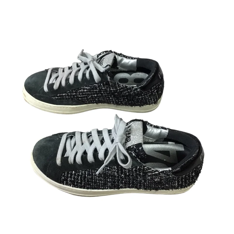 Shoes Sneakers By P448 In Black, Size: 35 Embroidered Cowboy Boot Design  