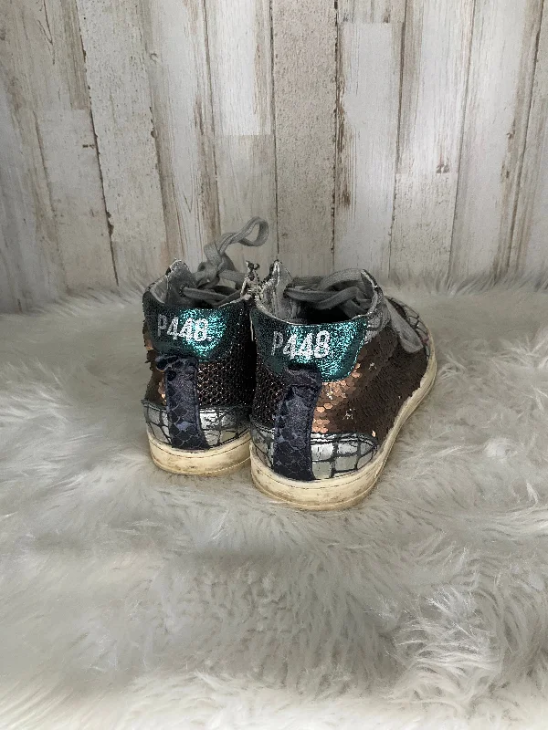 Shoes Sneakers By P448 In Multi-colored, Size: 7 Upcycled Shoe Look  