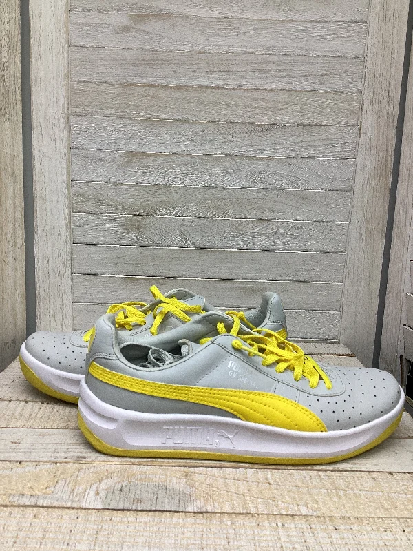 Shoes Sneakers By Puma In Yellow, Size: 6 Blue Coast Loafer Aesthetic 