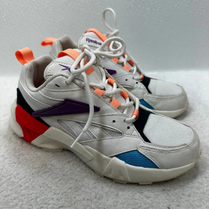 Shoes Sneakers By Reebok In White, Size: 7.5 Upcycled Shoe Look  