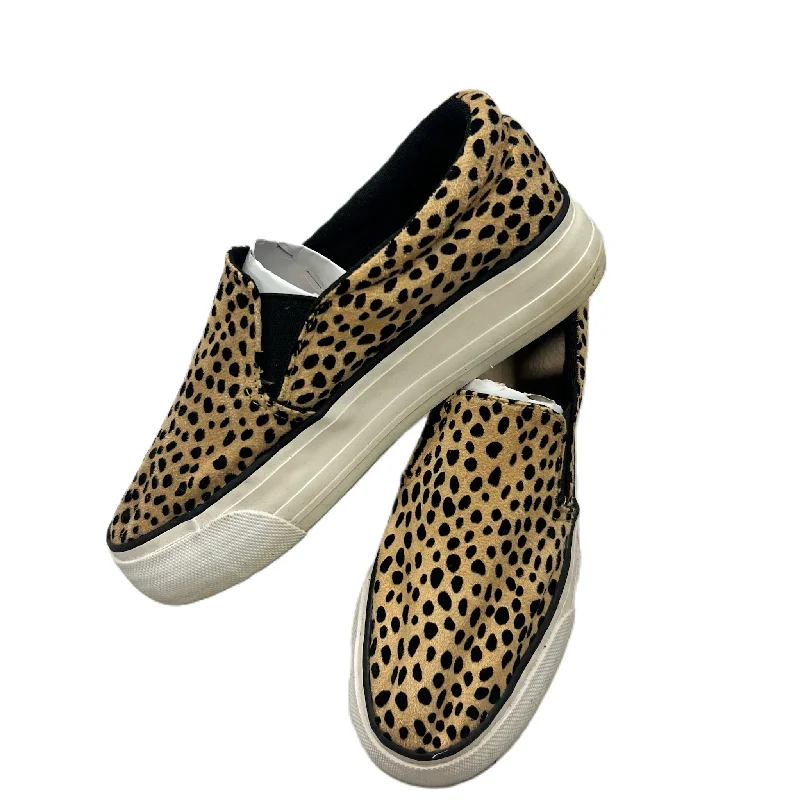 Shoes Sneakers By Restricted In Brown, Size: 6.5 Moccasin Soft - Sole Style  