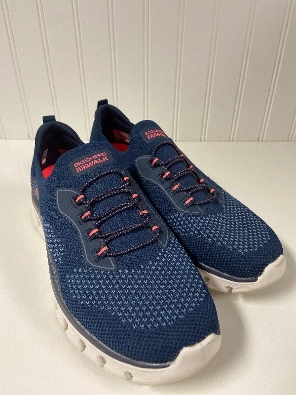 Shoes Sneakers By Skechers In Blue, Size: 8.5 Elastic - Sided Chelsea Look  