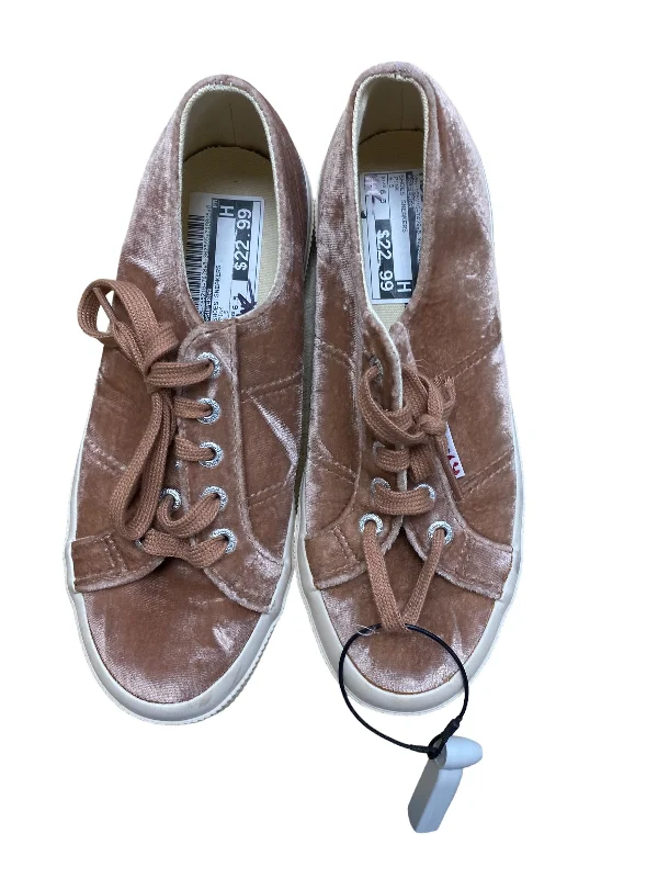 Shoes Sneakers By Superga In Pink, Size: 6.5 Lightweight Tennis Sneaker Look  