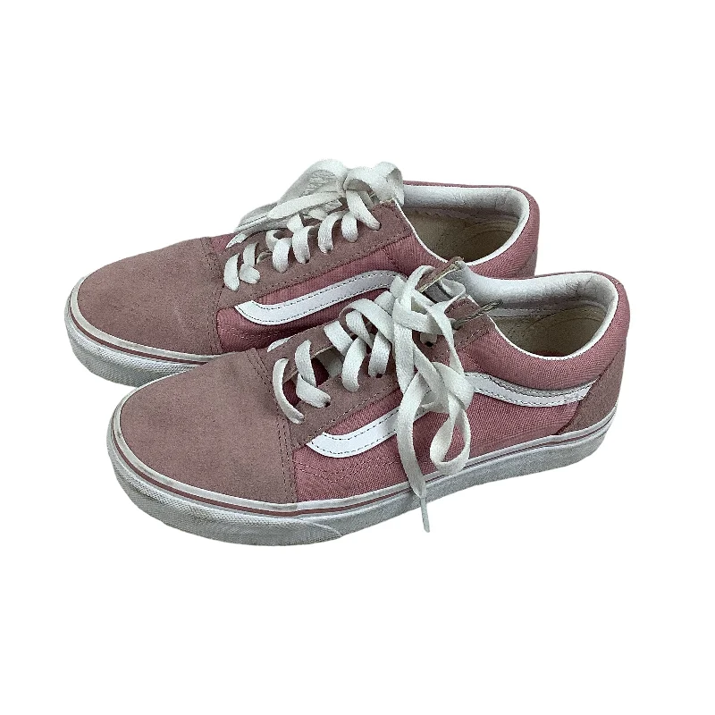 Shoes Sneakers By Vans In Pink, Size: 6.5 British Gentleman Oxford Style  