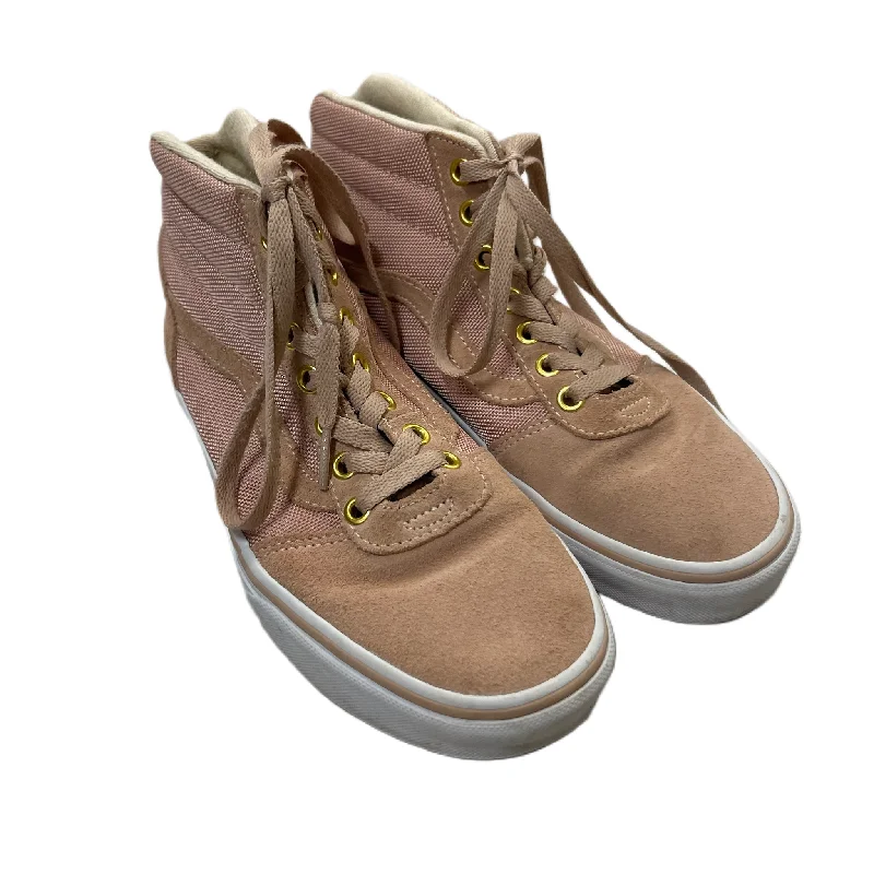 Shoes Sneakers By Vans In Pink, Size: 7 Embroidered Cowboy Boot Design  