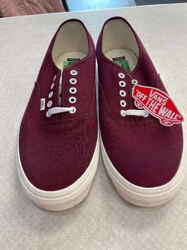 Shoes Sneakers By Vans In Purple & White, Size: 13 Ivy League Loafer Look 