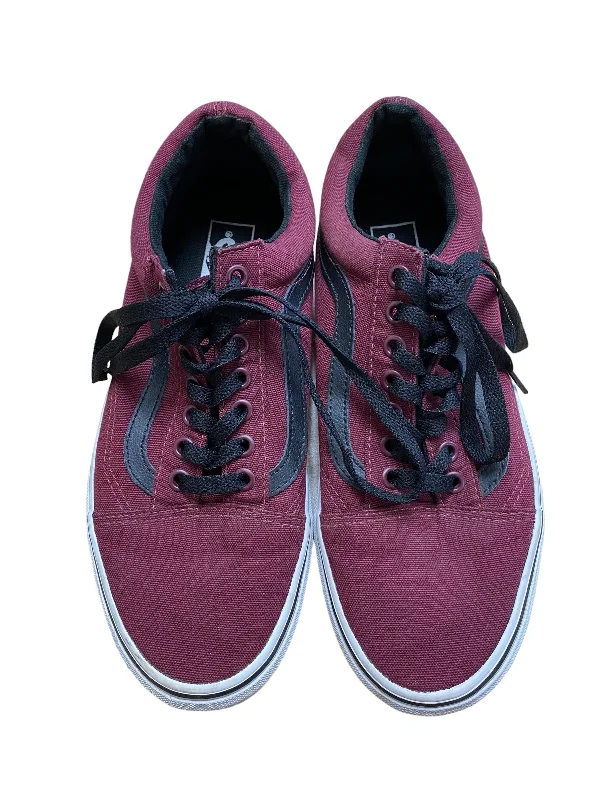 Shoes Sneakers By Vans In Red, Size: 10 Minimalist Sneaker Style  