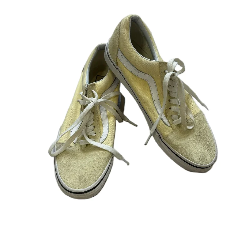 Shoes Sneakers By Vans In Yellow, Size: 7 Tassel Driving Shoe Look 