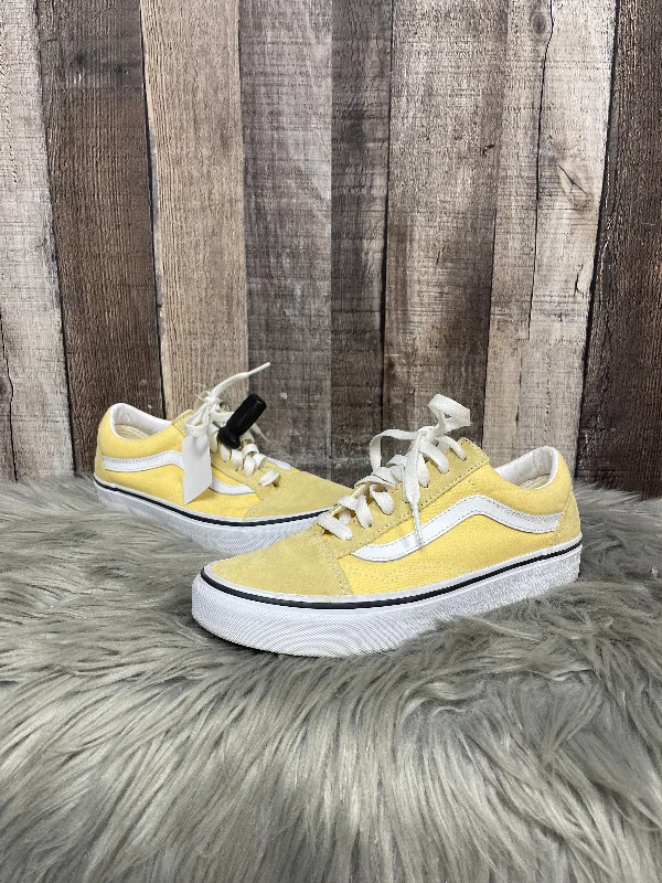 Shoes Sneakers By Vans In Yellow, Size: 7 Inflatable Shoe Look 