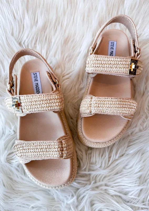 Steve Madden Bigmona Platform Sandal Checkered Shoe Pattern Look  