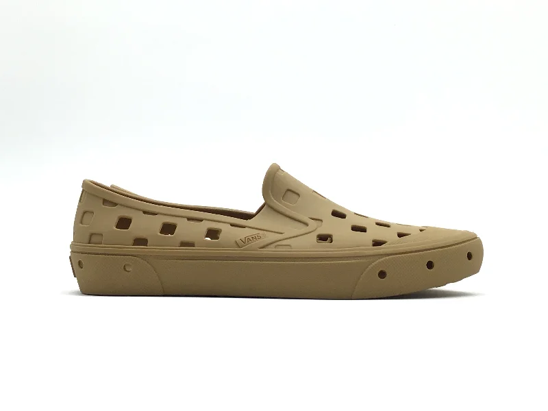 Tan Shoes Sneakers Vans, Size 8 Two - Tone Shoe Design  