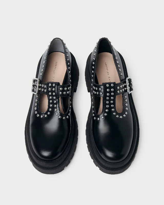 Verona Lug-Sole Mary Jane Leather Driving Shoe Style  